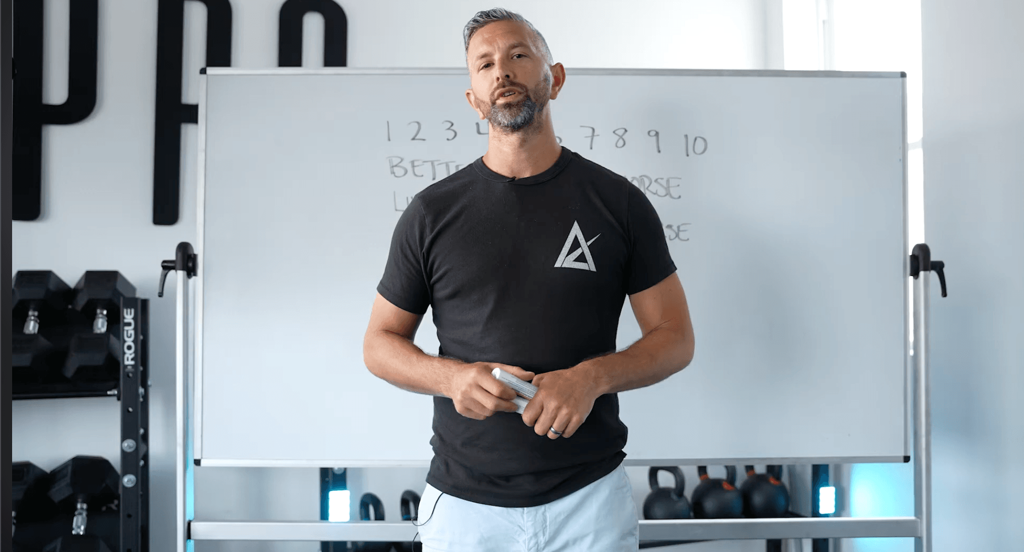 Dr. Sean at whiteboard